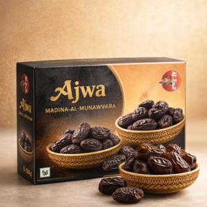 Ajwa Dates from Madina-e-Munawara | Premium Quality | Naturally Sweet & Soft | 250g Pack