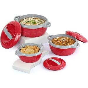 KETVIN Hot Milano Insulated Hot Pot | Stainless Steel Inner | Food Warmer Casserole (1500 ML)