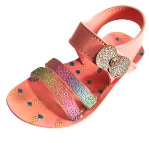 TwinkleSteps Baby Girls Fancy Sandal | Dual Glitter Strap | Comfortable Daily & Party Wear