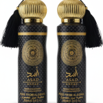 ASAD Premium Arabic Perfume Spray | Long Lasting Luxury Fragrance | Woody Amber Musk Notes | For Men & Women | Elegant Gift Bottle