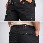 Manggo Men's Tactical Urban Cargo Pants – Jet Black  Product Overview:
