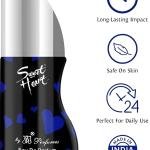 Sweet Heart Paris Blue Eau De Parfum for Women - 30ml | Long-Lasting Luxury Fragrance | Premium Heart-Print Designer Bottle