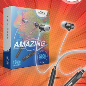 Core NB2 Amazing Bluetooth 5.3 Neckband Wireless Earphone with 20H Talktime, Type-C Fast Charging