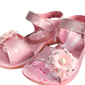 Citizen Kids Footwear Meow Model | Baby Pink Color | Soft & Comfortable Girls Sandal