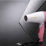 Nova NV-1290 Foldable Hair Dryer 1000W | Portable Hot & Cold Air Travel Hair Dryer
