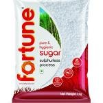 Fortune Pure & Hygienic Sugar 1kg | Premium Sulphurless Crystal Sugar | Natural Sweetness | Hygienically Packed