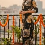 Women’s Floral Printed Kurta Pant Set | Straight Fit Ethnic Wear | 3/4 Sleeve Kurti Set | Stylish Office, Casual & Festive Wear for Women