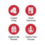 Fortune Pure & Hygienic Sugar 1kg | Premium Sulphurless Crystal Sugar | Natural Sweetness | Hygienically Packed