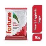 Fortune Pure & Hygienic Sugar 1kg | Premium Sulphurless Crystal Sugar | Natural Sweetness | Hygienically Packed