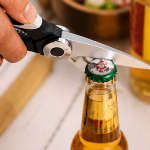 ProChef 8-in-1 Smart Kitchen Scissors – Precision Cut Multi-Tool with Nut Cracker & Bottle Opener