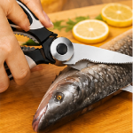 ProChef 8-in-1 Smart Kitchen Scissors – Precision Cut Multi-Tool with Nut Cracker & Bottle Opener