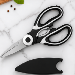 ProChef 8-in-1 Smart Kitchen Scissors – Precision Cut Multi-Tool with Nut Cracker & Bottle Opener
