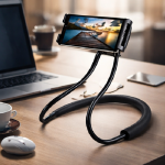Adjustable Hands-Free Neck Mobile Phone Holder Stand Flexible Gooseneck Lazy Mount for Smartphones