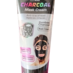Yash Charcoal Mask Cream – Anti-Blackhead Bamboo Charcoal Facial Mask (130g)